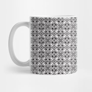 Simple Flower Batik Mug